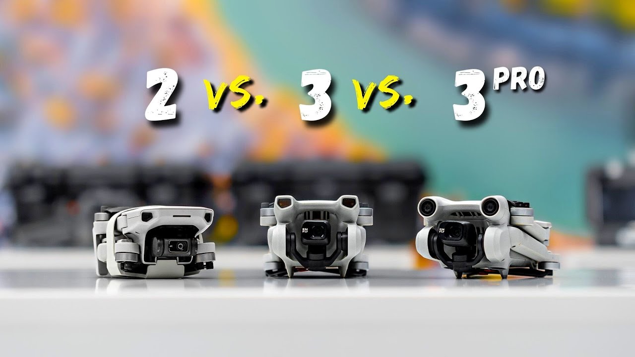 DER GROßE MINI VERGLEICH // DJI MINI 2 vs. MINI 3 vs. MINI 3 PRO