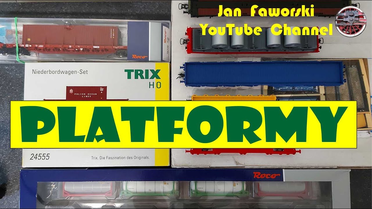 Wagony platformy w mojej kolekcji H0