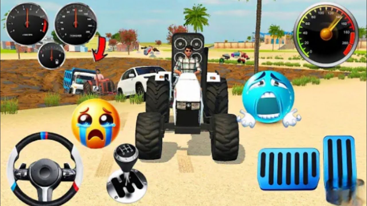Drive JCB and Unloading Stone From Dumper in Game #jcb #tractor #dumper #truck#gamingvideos