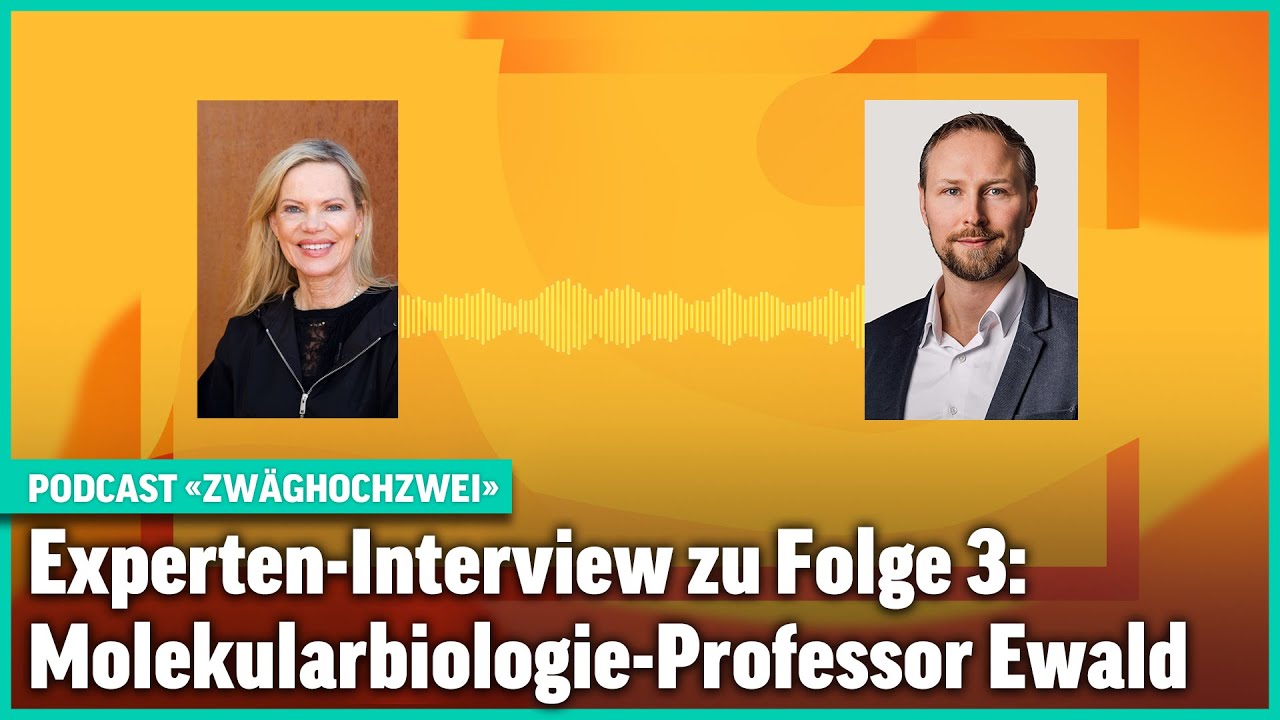 Molekularbiologie-Professor Collin Ewald | «ZwägHochZwei» | Experten-Interview zu Folge 3