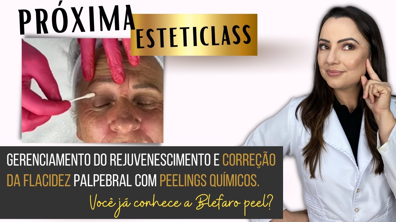 Rejuvenescimento e correção da flacidez palpebral com peelings químicos!