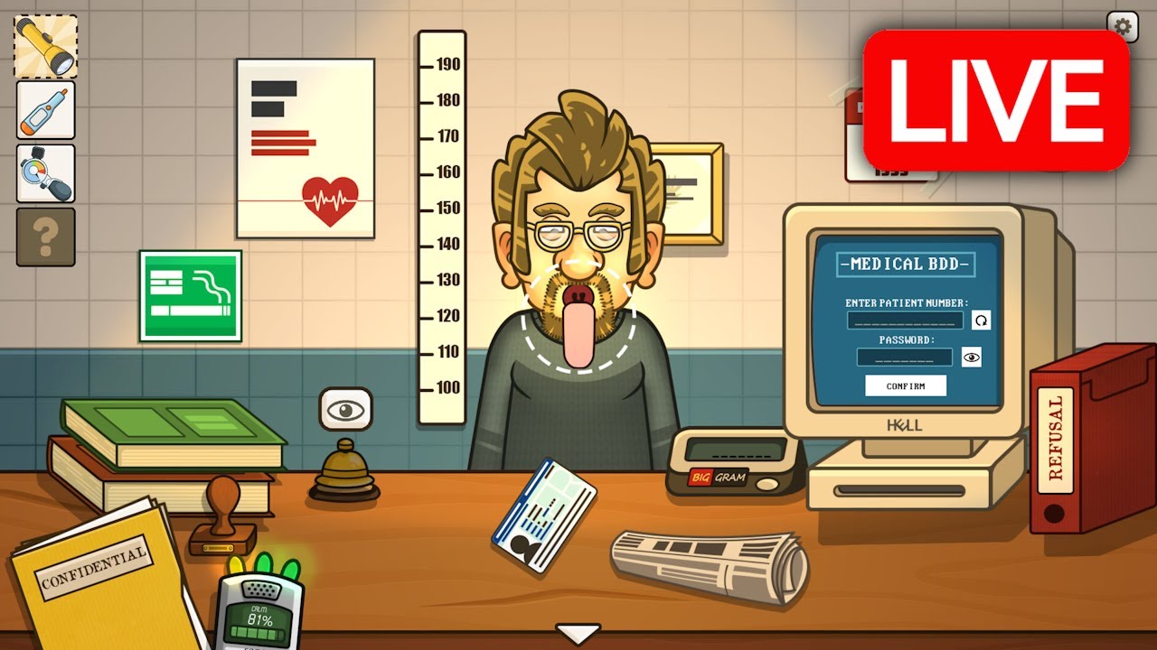 Playing a New Papers Please Like Game - Prescribe and Pray & More LIVE 🔴
