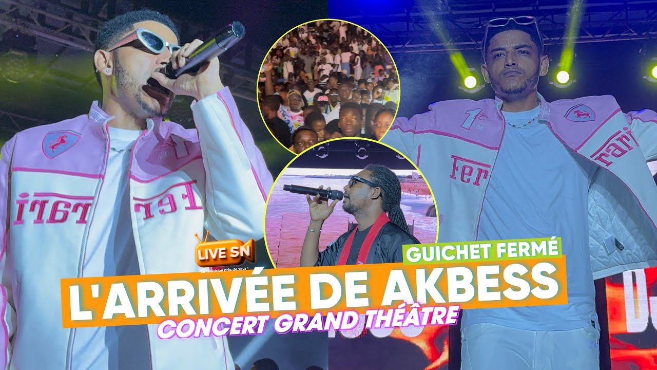L’ENTRÉE SPECTACULAIRE DE AKBESS au GRAND THÉÂTRE avec PAPE SIDY FALL, ELJAZ.. / GUICHET FERMÉ😳