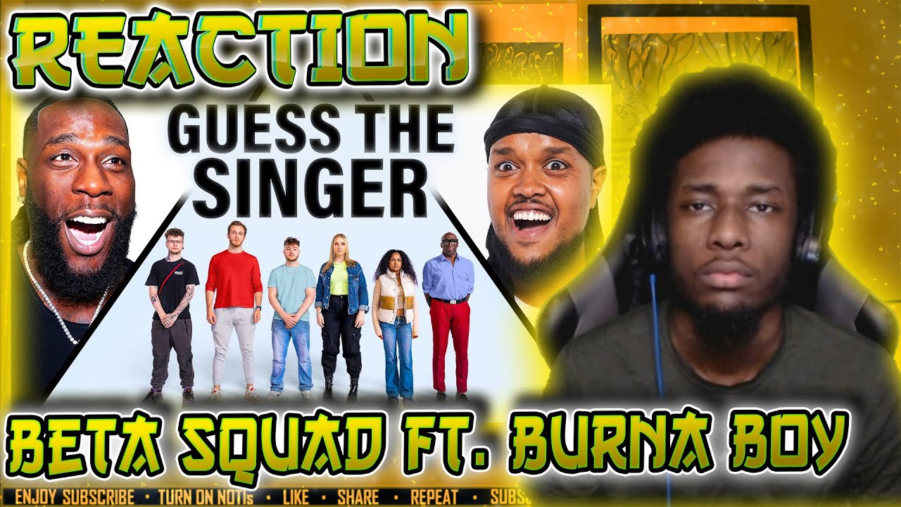 THEY THREW THE GAME🤬 | GUESS THE SINGER FT BURNA BOY [REACTION]