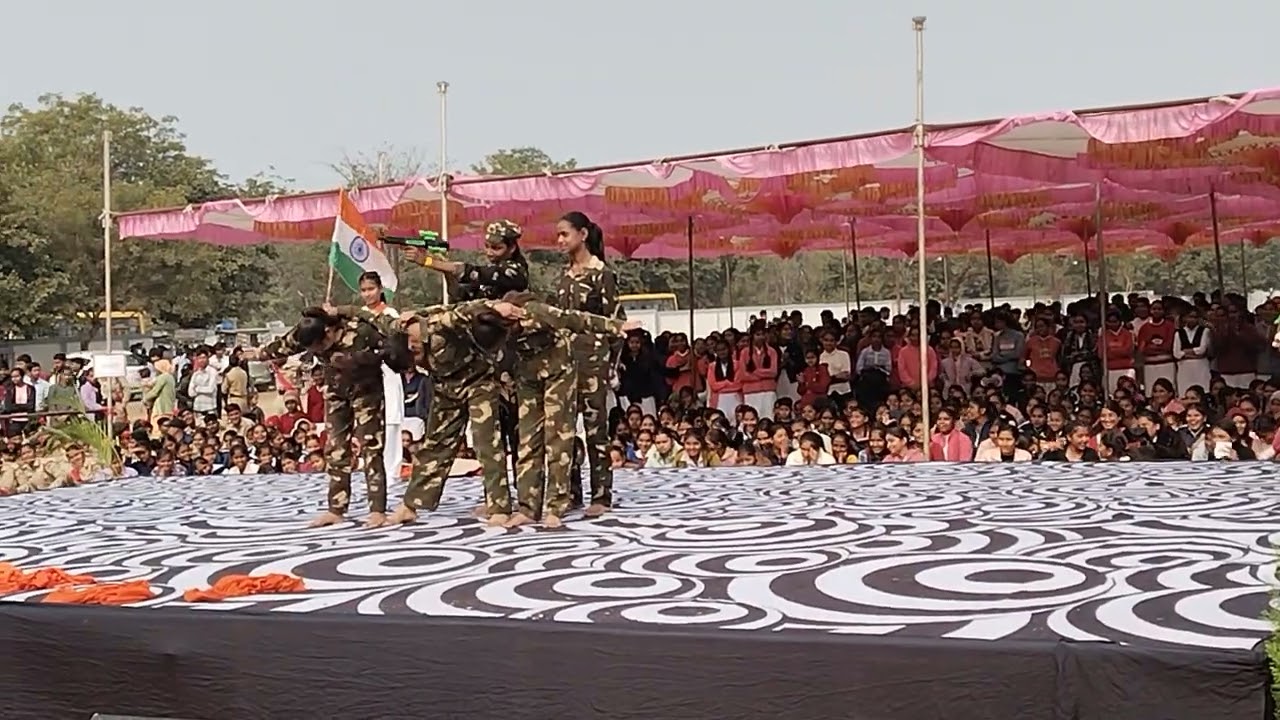 सरस्वती शिशु-विद्या मंदिर गरोठ की ऑपरेशन सिंदूर पर गणतंत्र दिवस पर यादगार प्रस्तुति 