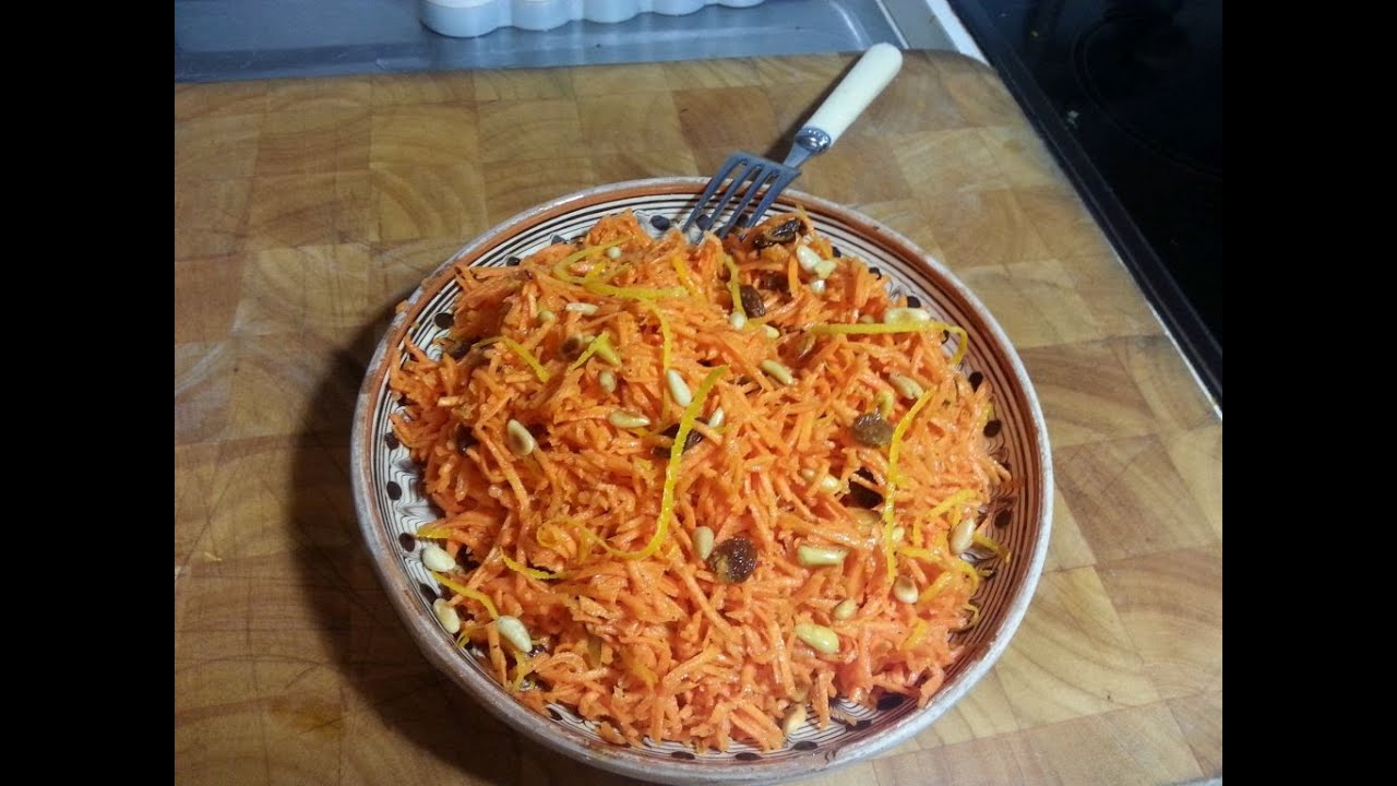 Cuisine Orientale - Salade de Carottes à l'Orange