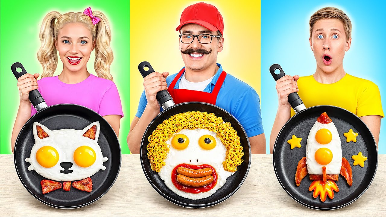 Ja vs Tata Kulinarne Wyzwanie dla Mamy | Śmieszne Przepisy Jedzenie od Multi DO Challenge
