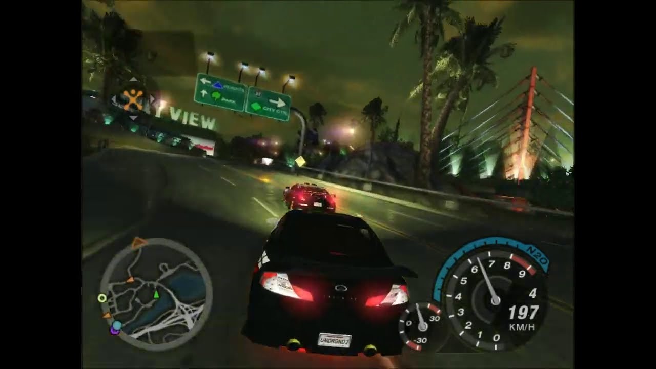 NFSU2 PC demo - Hidden cars (Skyline, 240SX & G35)