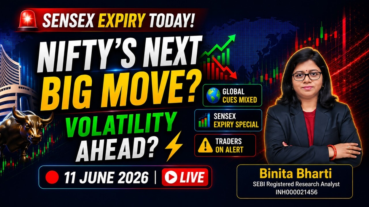 Nifty Prediction Today LIVE | Sensex Expiry Special | Global Markets Mixed | 11 June 2026