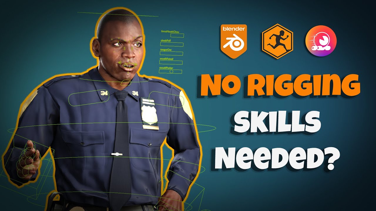 Blender: EASY Rigging & Mocap with just TWO Addons!