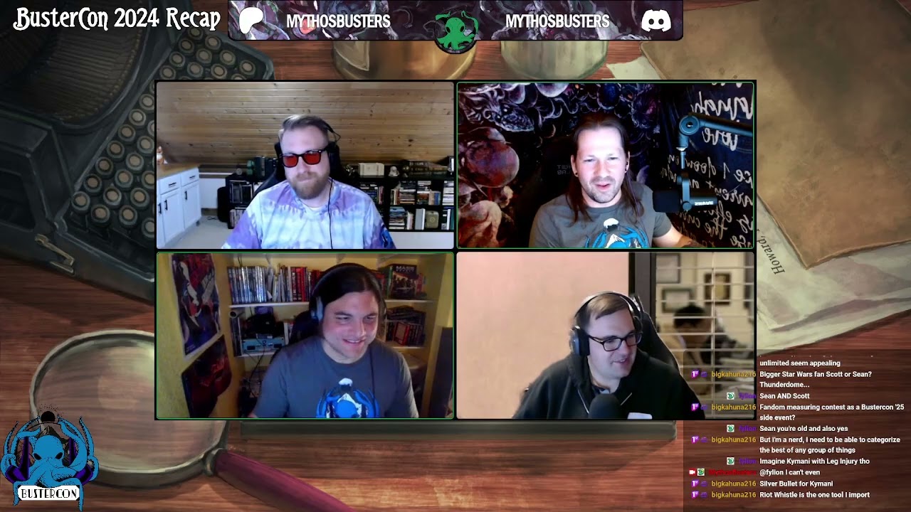 Mythos Busters Ep. 169: Tickle the Tentacle; Voicemails; BusterCon; Break