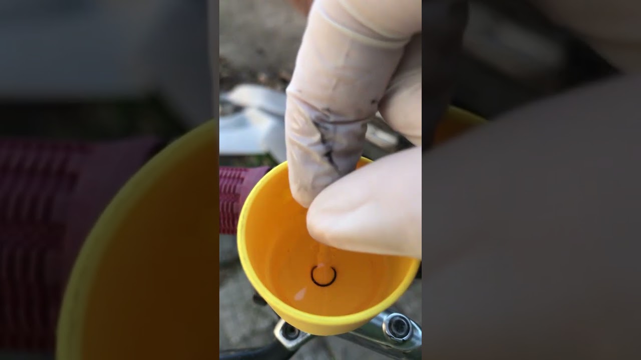 TRP brake BLEED  #mtb #satisfying #brakes