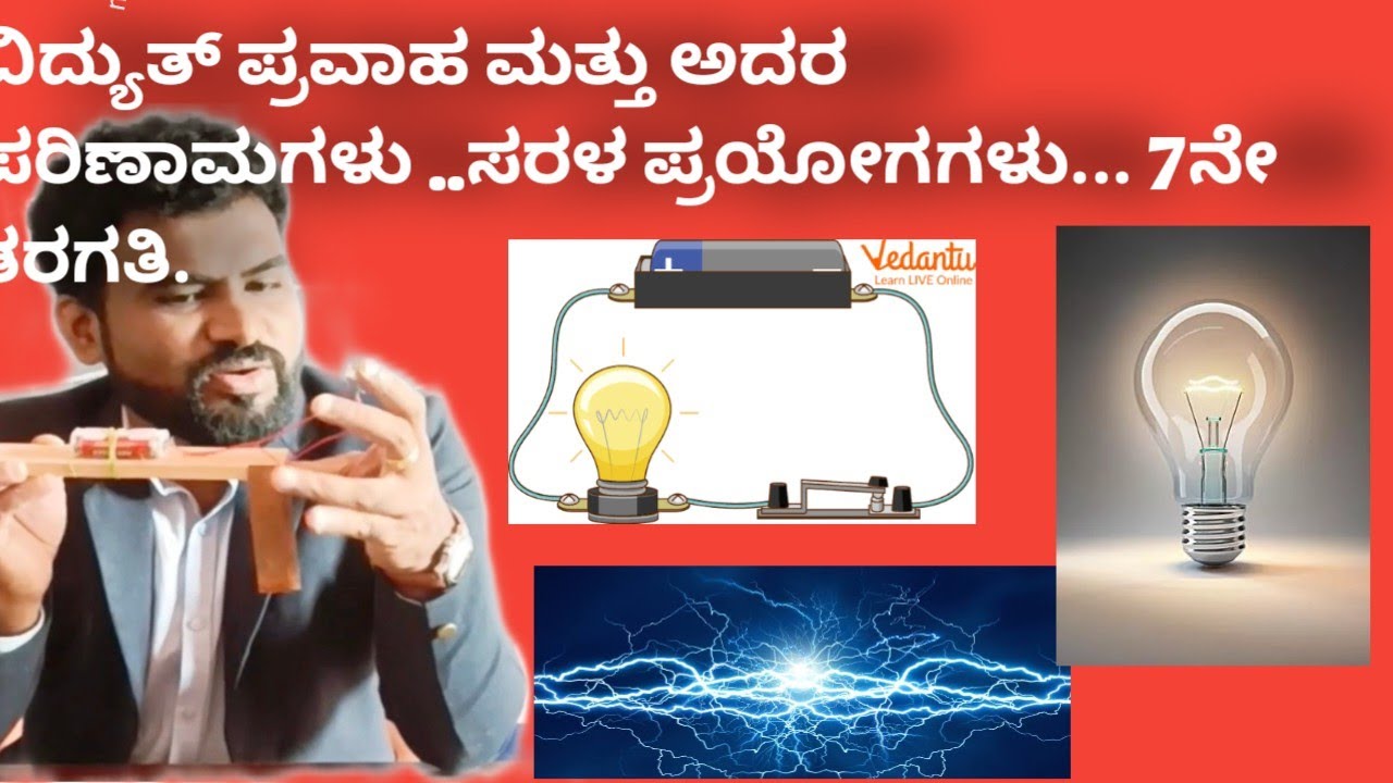 ವಿದ್ಯುತ್ ಪ್ರವಾಹ ಮತ್ತು ಅದರ ಪರಿಣಾಮಗಳು  7ನೇ 