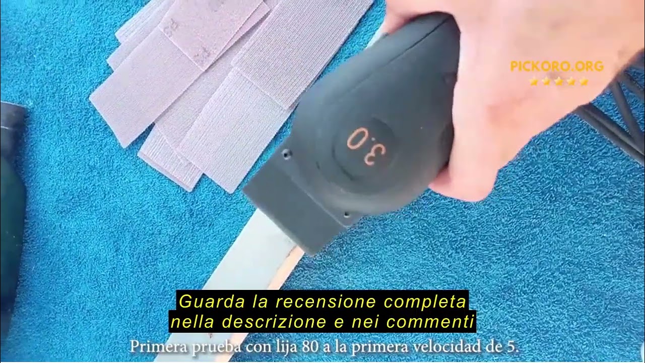 Recensione del MAXXT Levigatrice orbitale senza spazzole Elettrica levigatrice orbitale 3mm 350W Mul