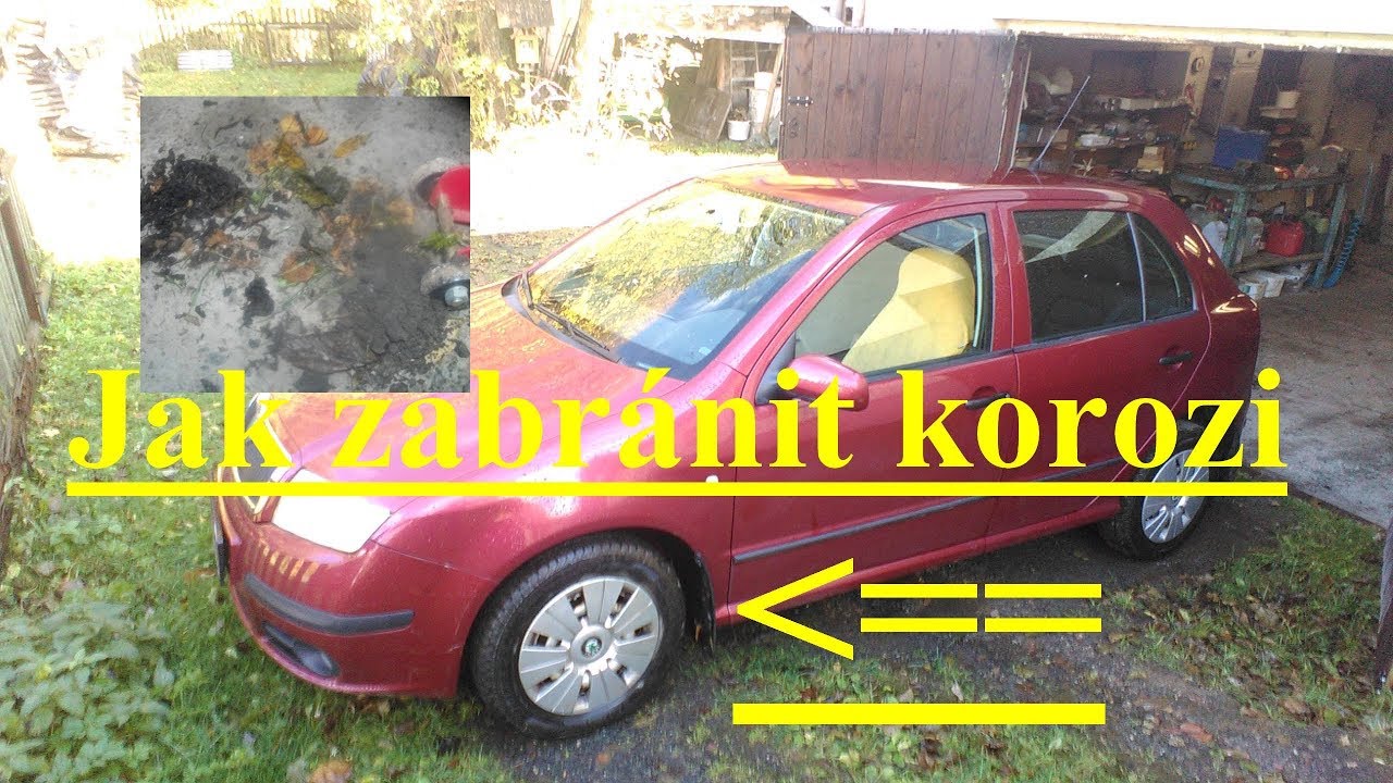 Jak zabránit korozi prahů, blatníků a podběhů Škoda Fabia1, Octavia 1