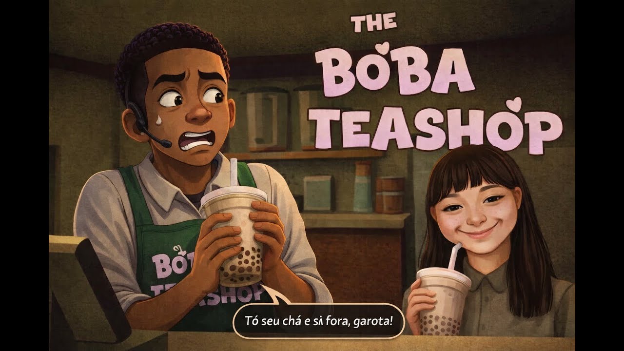 EU NÃO SABIA QUE VENDER CHÁ DE BOLHA PODIA SER TÃO CAÓTICO…