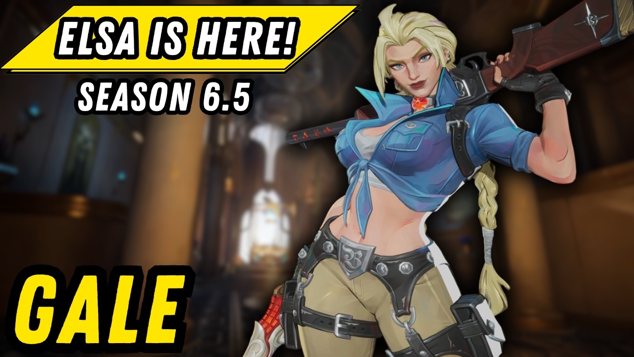 *new hero* Gale's first game as Elsa Bloodstone Marvel rivals season 6.5