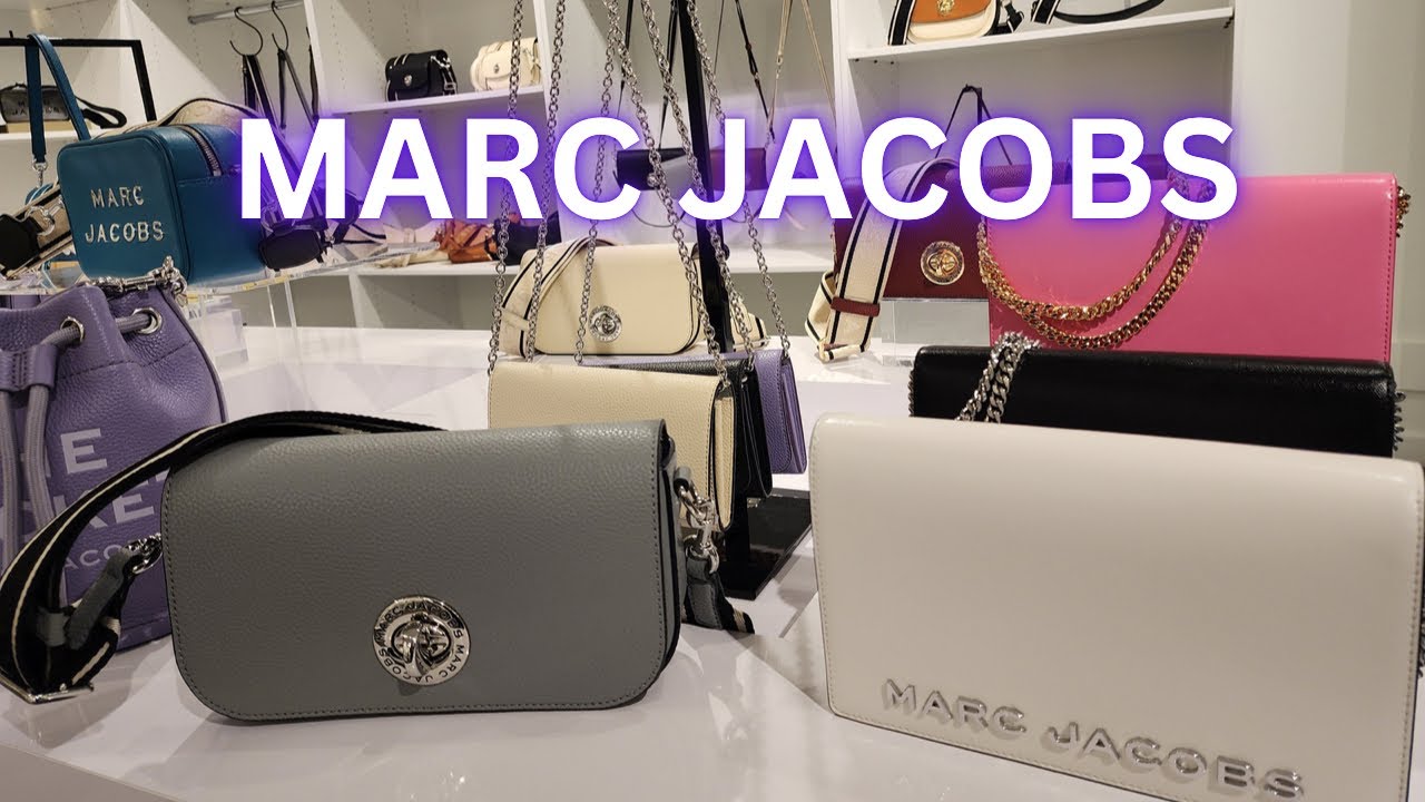 MARC JACOBS LEATHER MEDIUM and MINI CROSSBODY BAG!! SALE UP TO 30%OFF. shopwithme ‼️