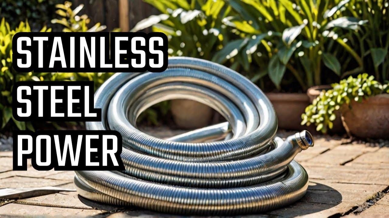 50ft Stainless Steel Garden Hose Review | No Kinks, No Leaks, Heavy-Duty Metal Build