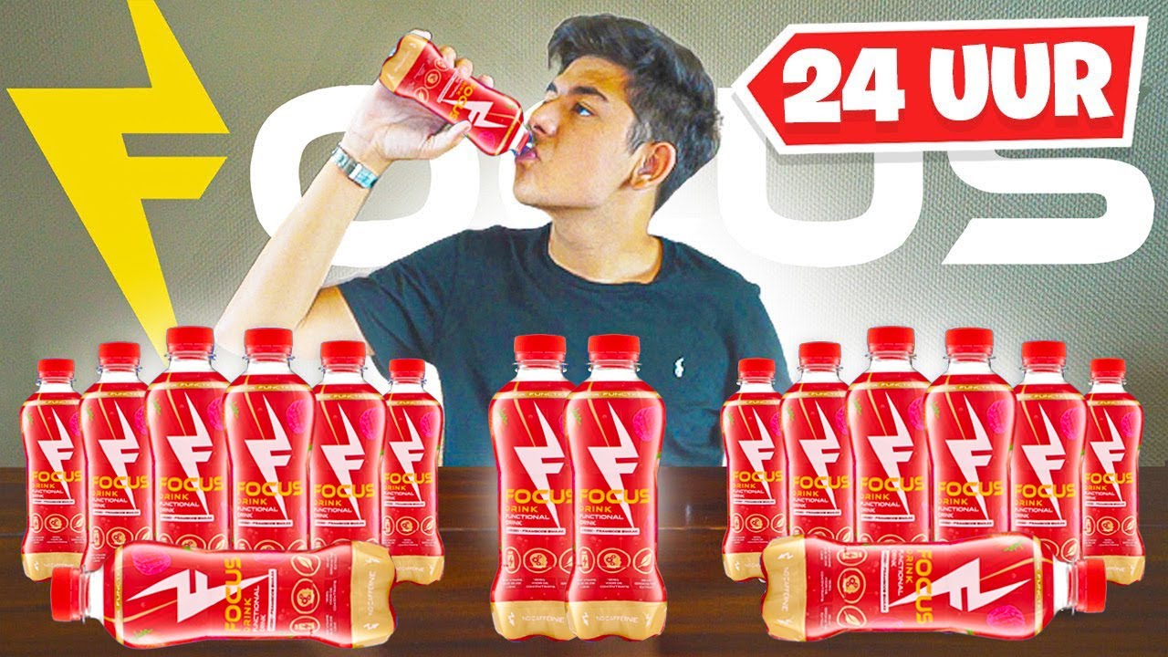 24 UUR alleen maar *NIEUWE* FOCUS DRINK drinken! ⚡
