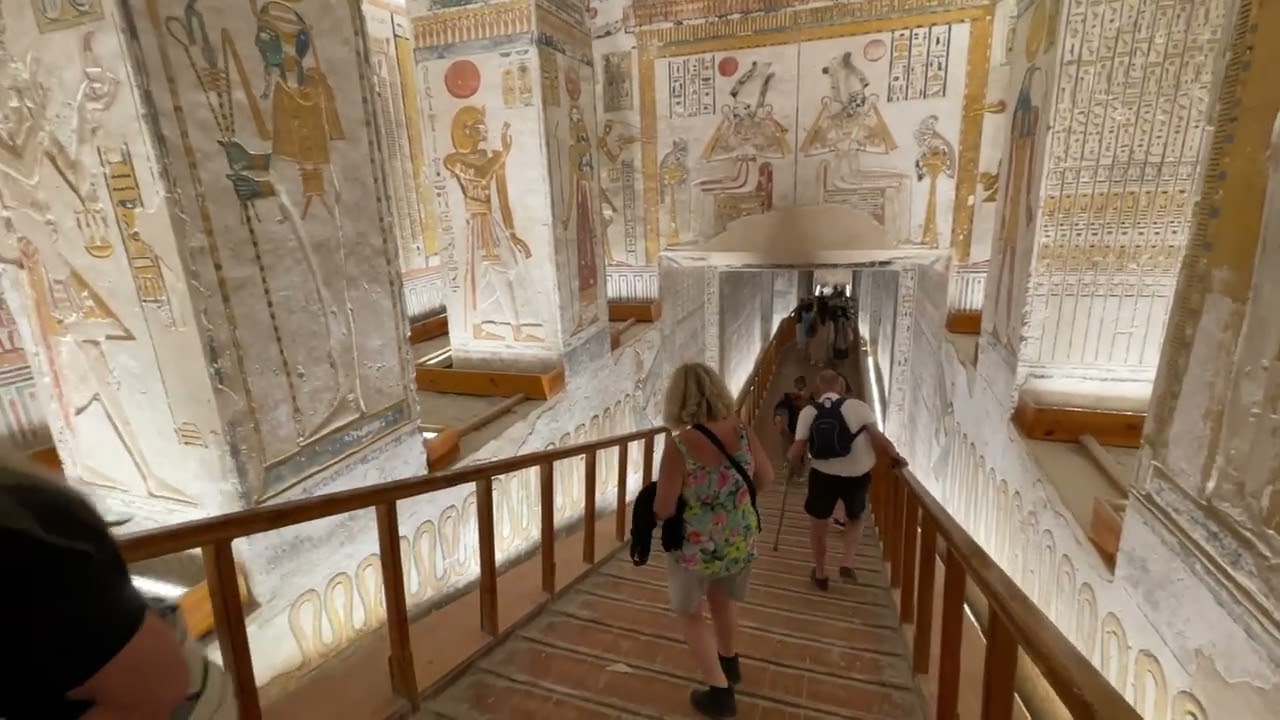 LUXOR, Egypt - Valley of The Kings -Tomb of RAMESSES V & VI  (KV9)