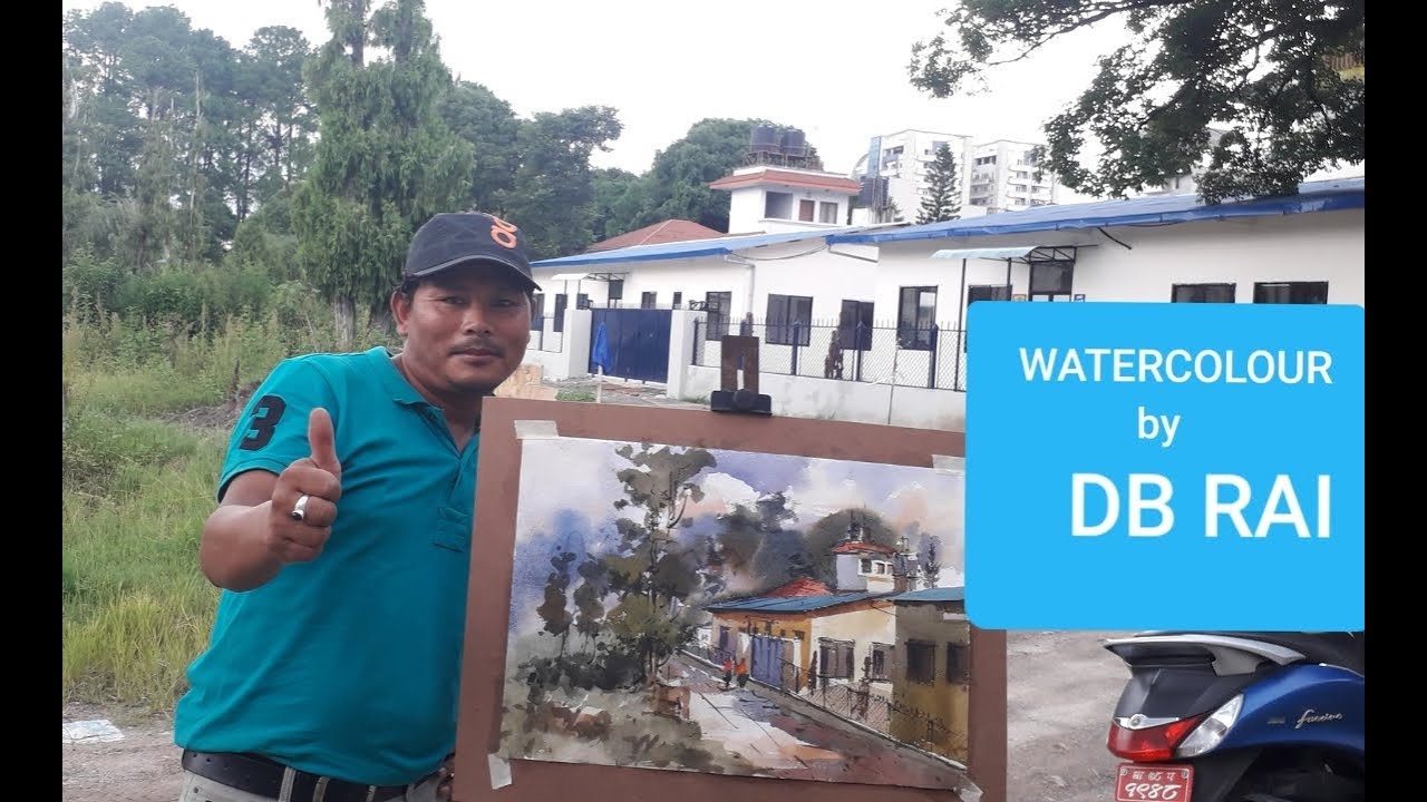 WATERCOLOR BY DB RAI | BK ART Gallery