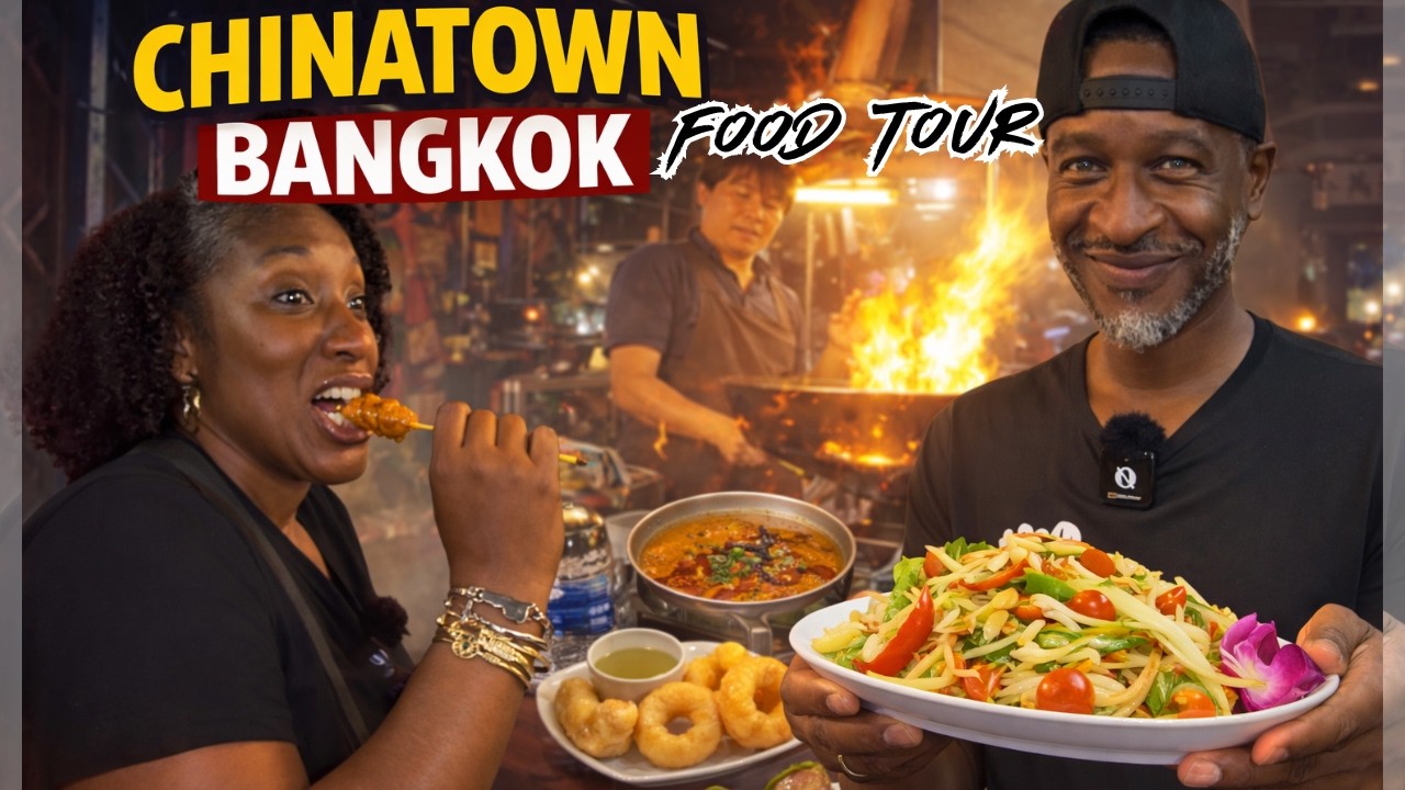 Bangkok Chinatown Street Food Tour Adventure | Pad Thai, Tom Yum, Mango Sticky Rice & Thai Donuts