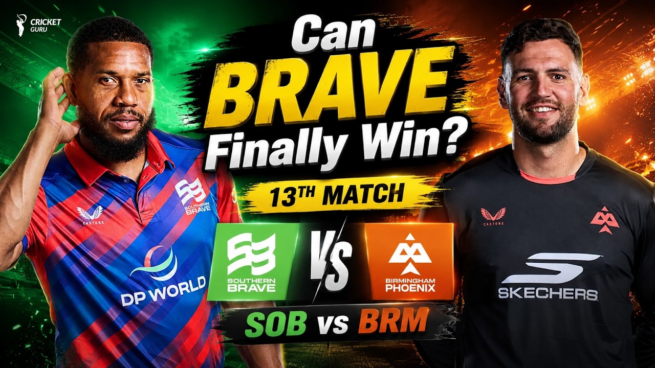 SOB vs BRM Prediction 13th Match | The Hundred 2026 | Pitch Report & Playing XI