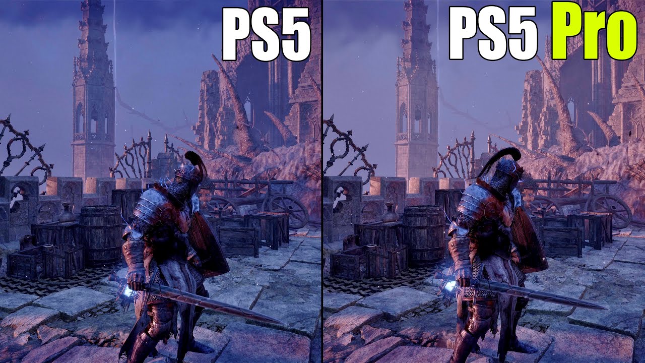 Сравнение Lords of the Fallen для PS5 и PS5 Pro