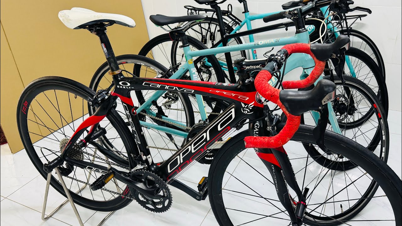 Xe đạp NHẬT carbon OPERA(Tây Ban Nha) group 105 Japan siêu lướt , Bianchi , Bridgestone , Merida …