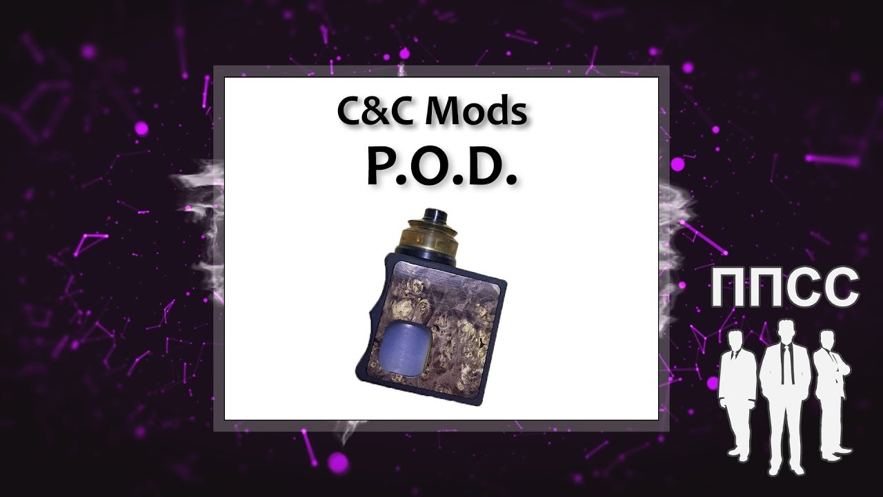 P.O.D. Squonk Box Mod by C&C Mods