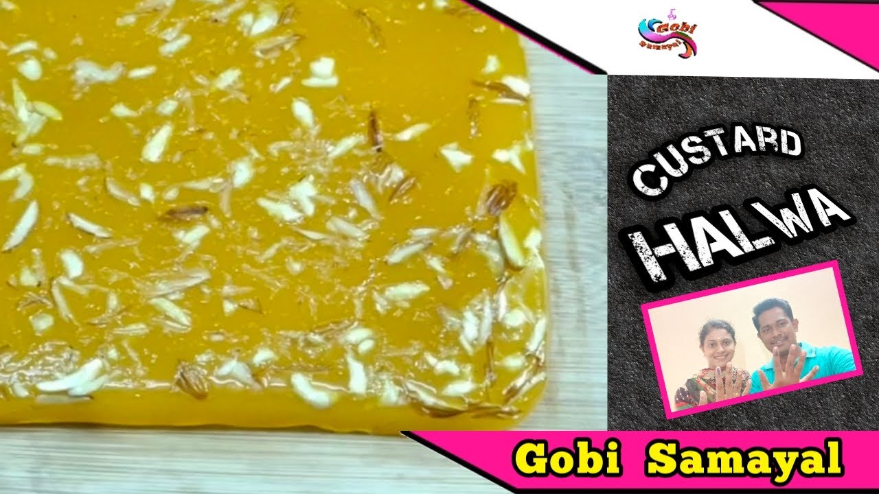 Custard Powder Halwa in Tamil | Halwa Recipe in Tamil | Custard Halwa Recipe | Tamil New Year Sweet