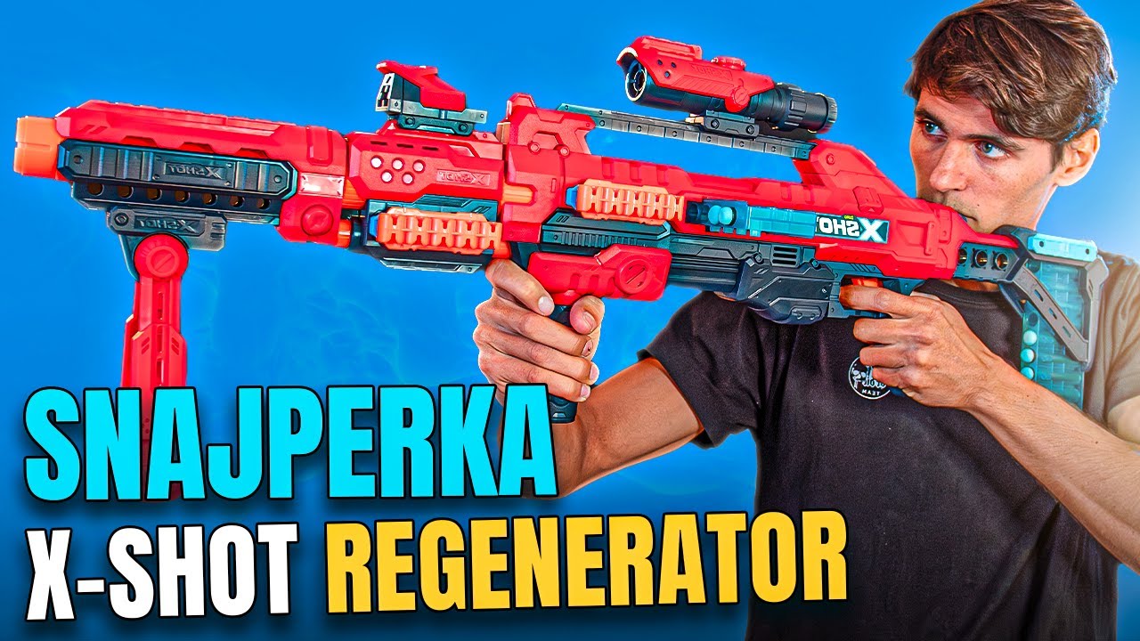 X-SHOT REGNERATOR - SNAJPERKA NA 1000 SPOSOB&Oacute;W!