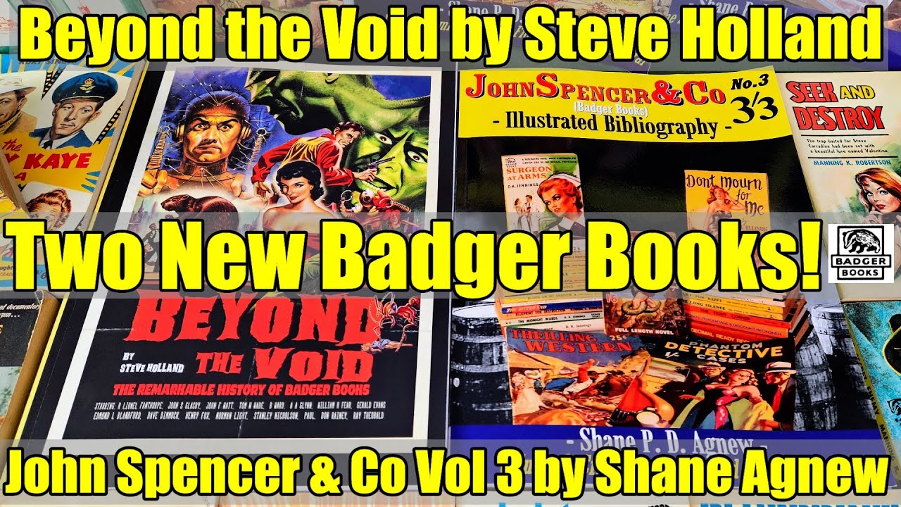 BEYOND The VOID - Steve Holland + BADGER Books Bibliography Vol 3 - Shane Agnew - NEW Badger BOOKS