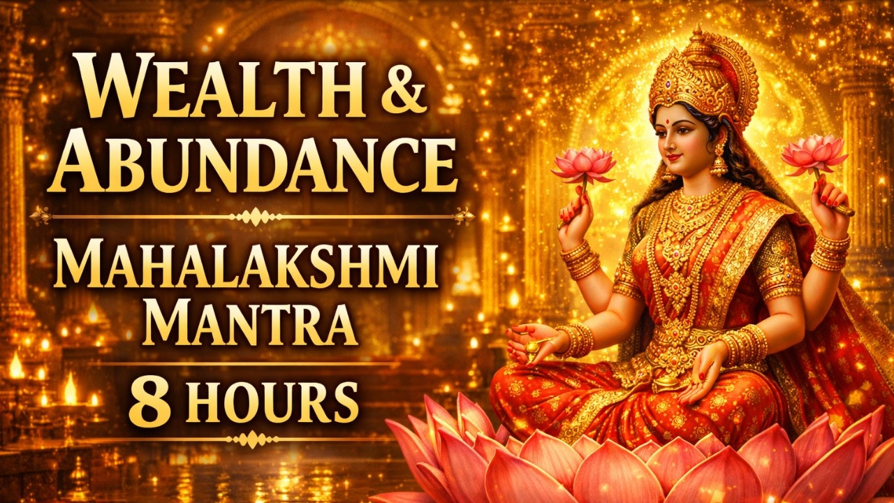 Mahalakshmi Mantra for Wealth & Abundance | 8 Hour Meditation | Om Shreem Hreem Shreem | Antara Naad