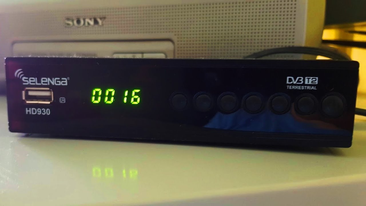 SELENGA HD930 Цифровая 📺 эфирная ТВ приставка. Ремонт через 9 лет работы.