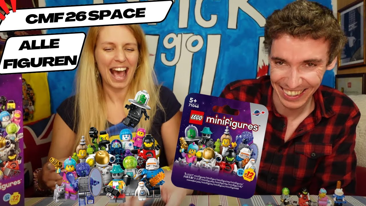 🚀Lohnen sich die SPACE Minifiguren? ☆ LEGO CMF Serie 26 ☆ 71046 Review