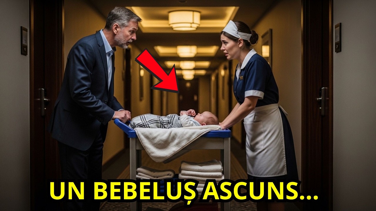 ȘEFUL CAMERISTEI A VĂZUT UN BEBELUȘ ASCUNS ÎN CĂRUCIOARUL DE CURĂȚENIE — REACȚIA LUI A FOST ȘOCANTĂ