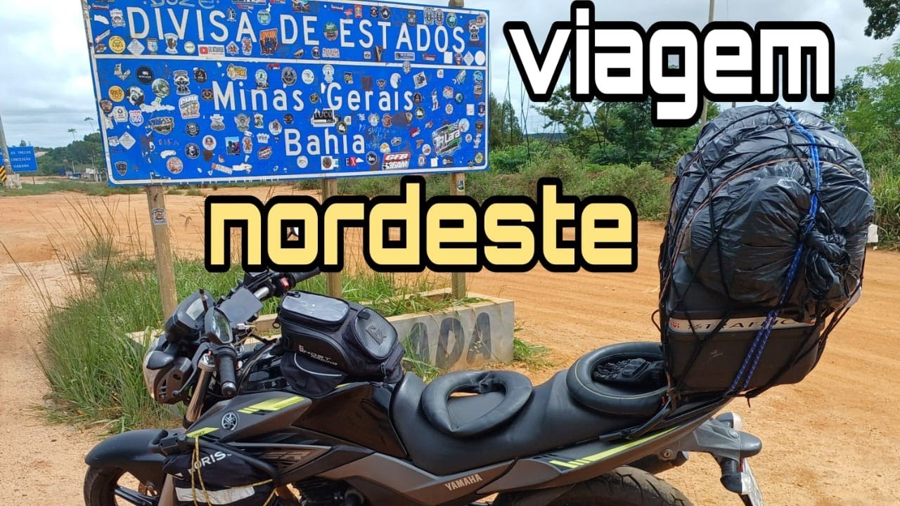 PRIMEIRA viagem de MOTO para o NORDESTE  part.01 de SC para BA