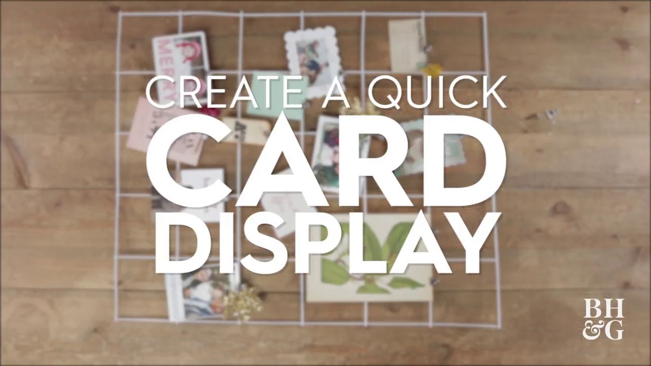 Create a Quick Card Display