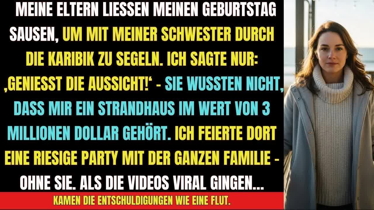 👉 „Meine Eltern verpassten meinen Geburtstag – also feierte ich ohne sie … und das Netz explodi