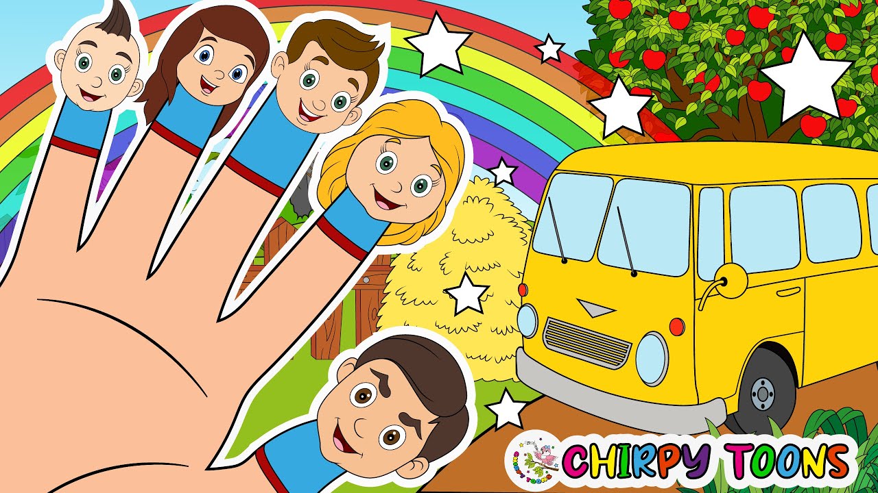 Finger Family + Wheels on the Bus - Nursery Rhymes & Kids Songs | Wheels on the Bus Poem