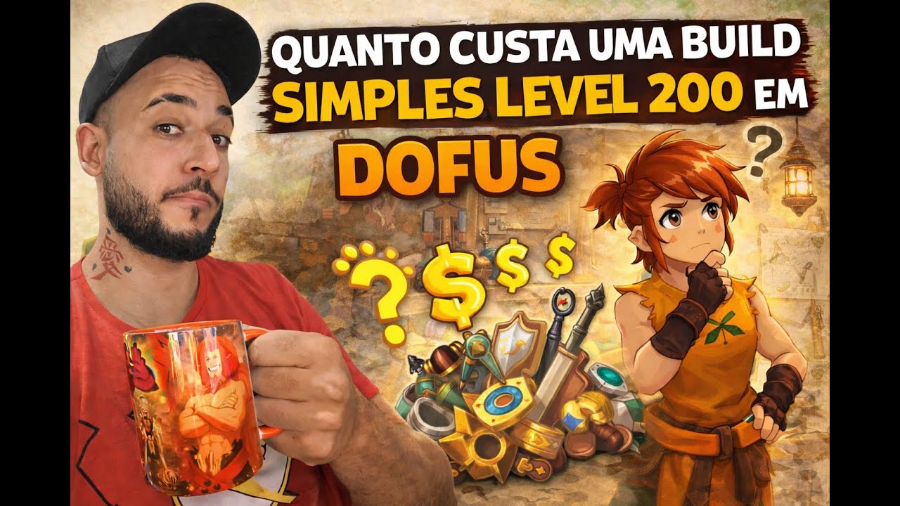 Quanto CUSTA para fazer uma build LEVEL 200 EM DOFUS ? -  2026