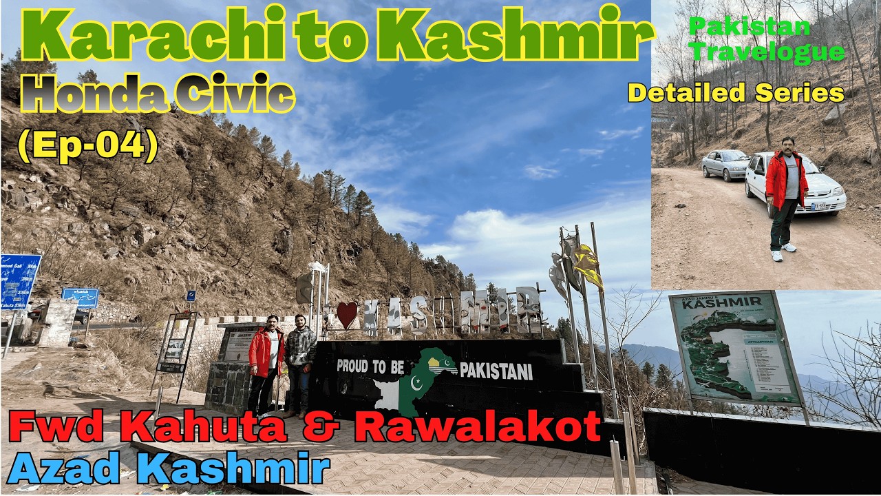 (Ep04) Bagh to Forward Kahuta & Rawalakot Azad Kashmir in Suzuki Cultus & Baleno - Detailed Series