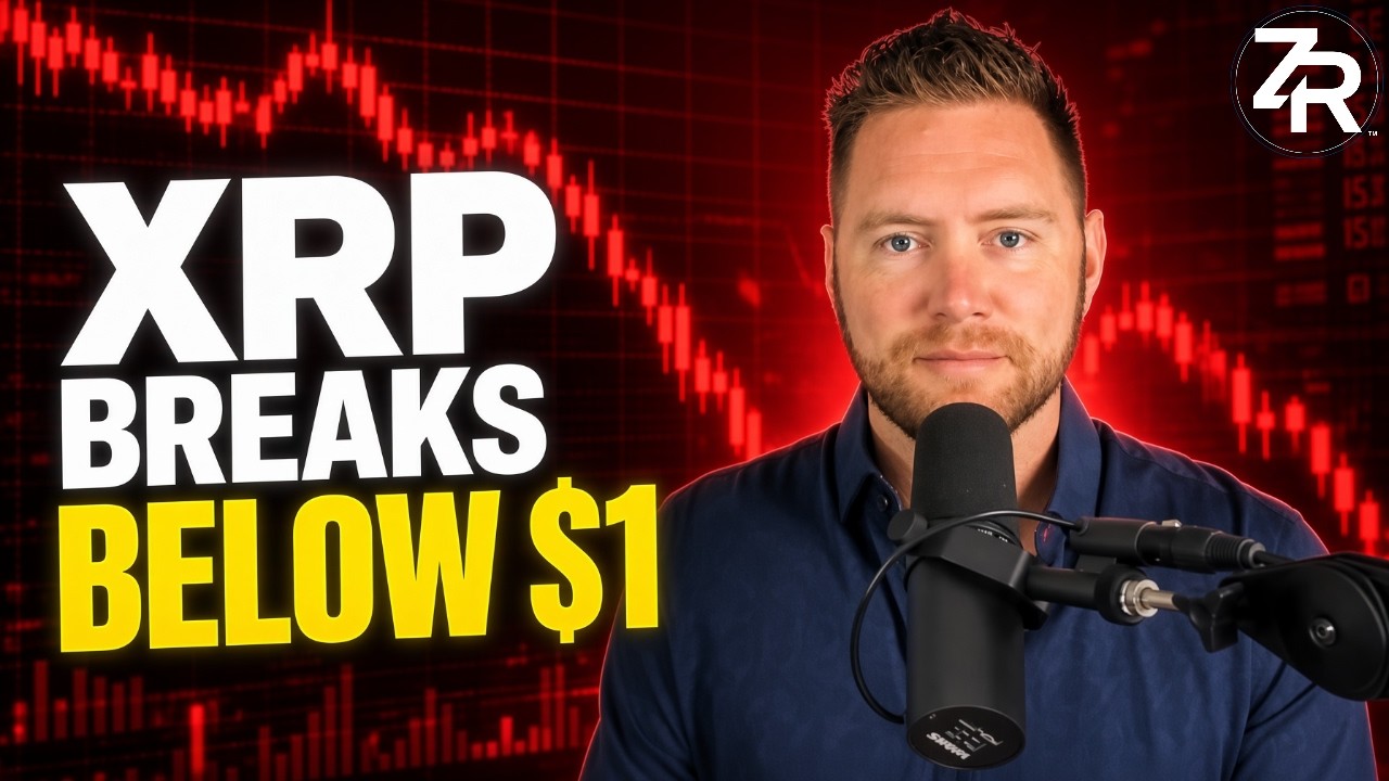 XRP упал ниже $1