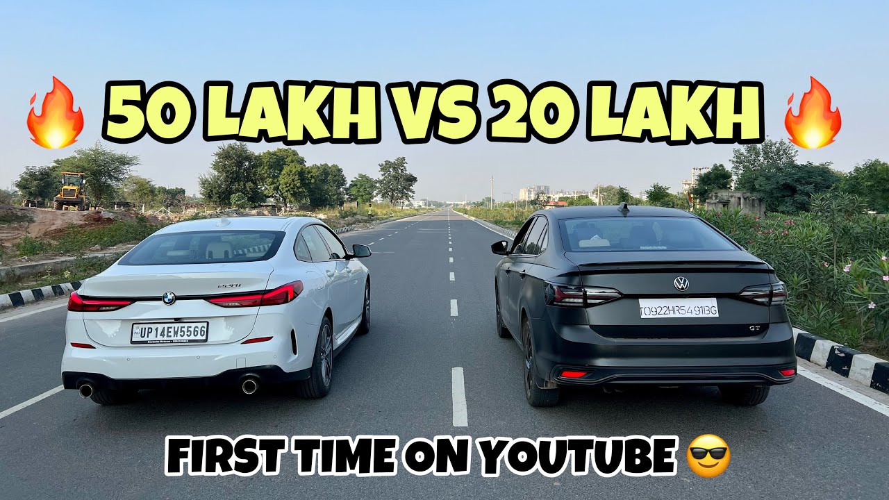 VIRTUS GT VS BMW 2 SERIES DRAG RACE 🚀