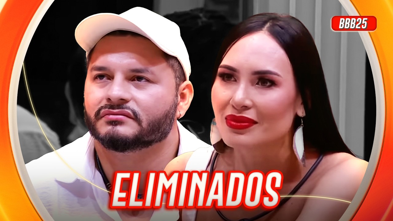 ARLEANE E MARCELO S&Atilde;O OS PRIMEIROS ELIMINADOS DO BBB 25 COM 55,95%! | BBB 25