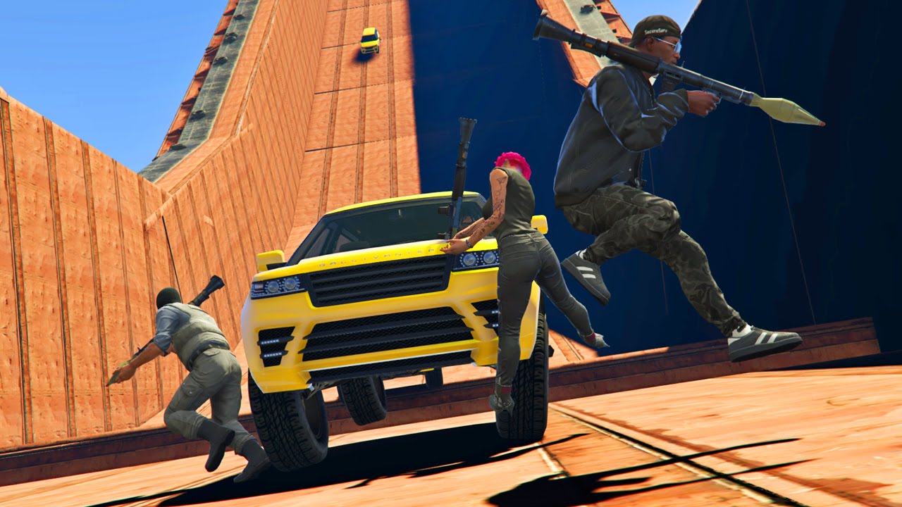 GTA 5 Online - HUMAN BOWLING! (GTA V Online)