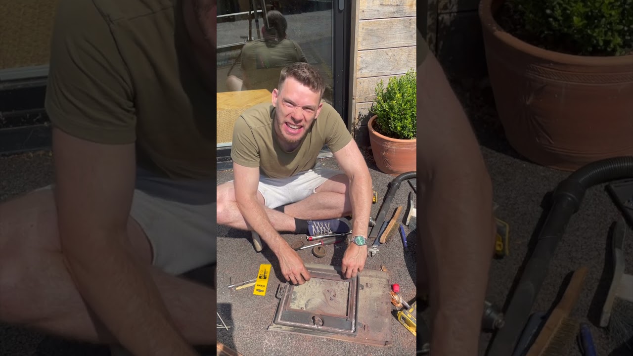 Reconditioning a Morso Squirrel stove #restoration#woodburningstove #heating  #howto
