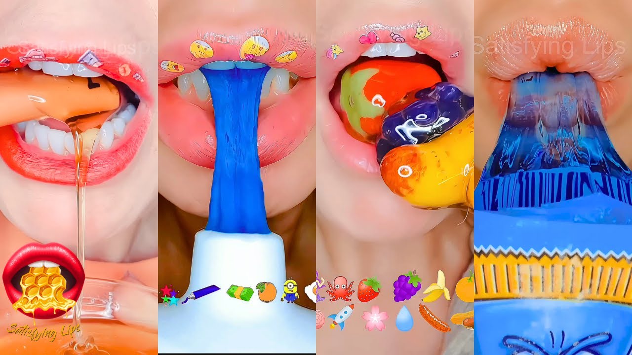 Satisfying ASMR Eating Mukbang 20-Minute Sleep Relax Study Compilation 먹방
